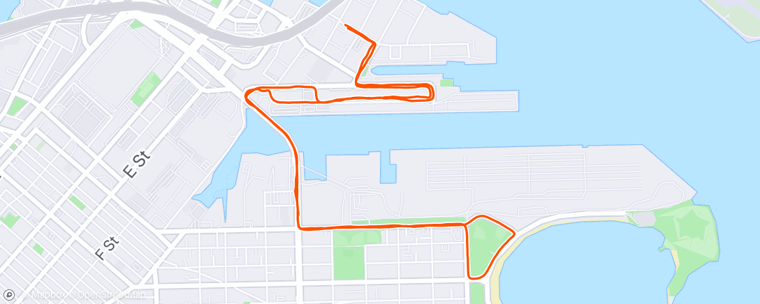 Map of the activity, Harpoon 5 Miler
Chip Time - 42:49 / 8:34