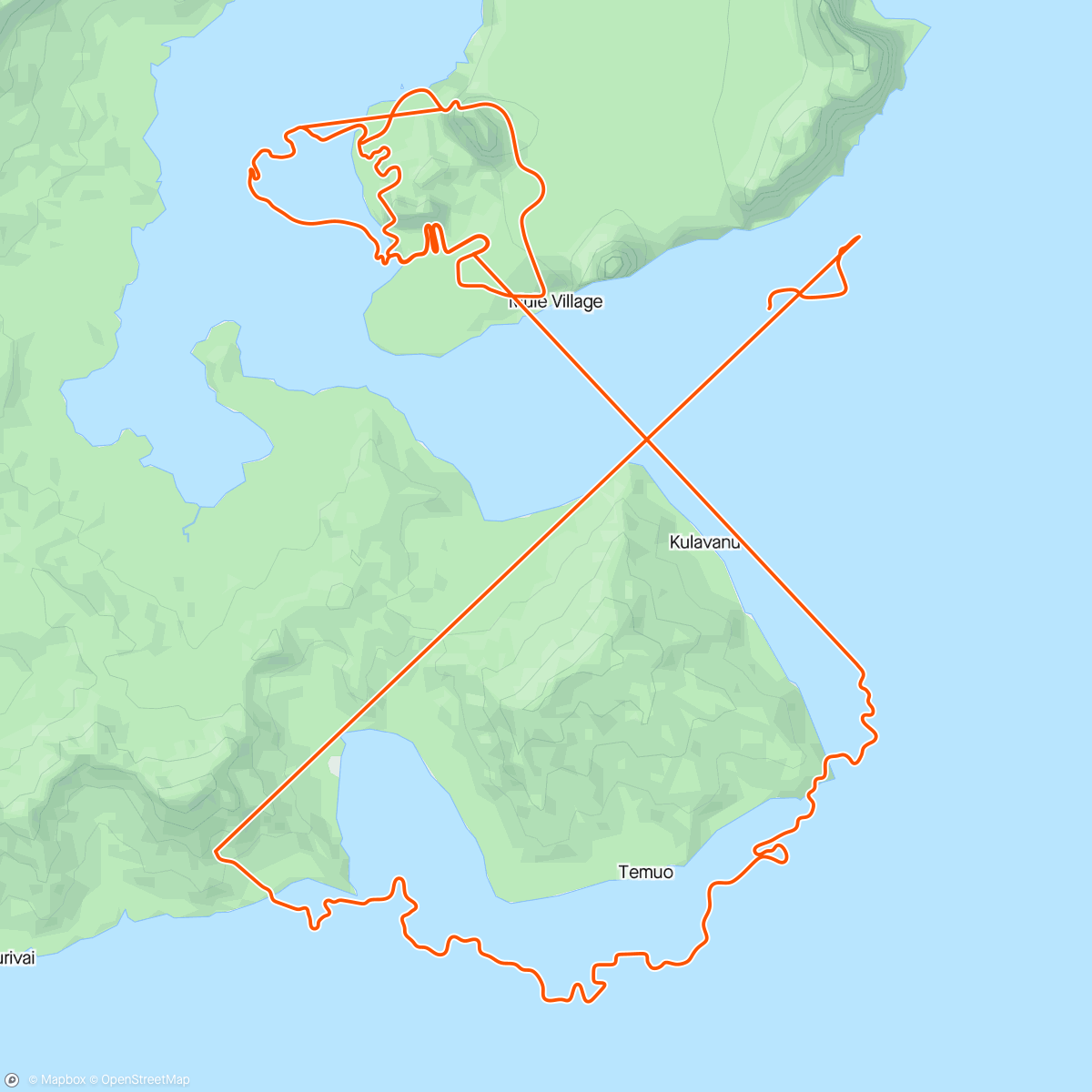 「Zwift - Volcano Flat in Watopia」活動的地圖