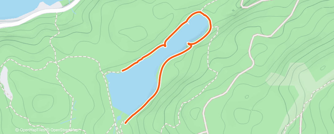 Map of the activity, Lunch Walk