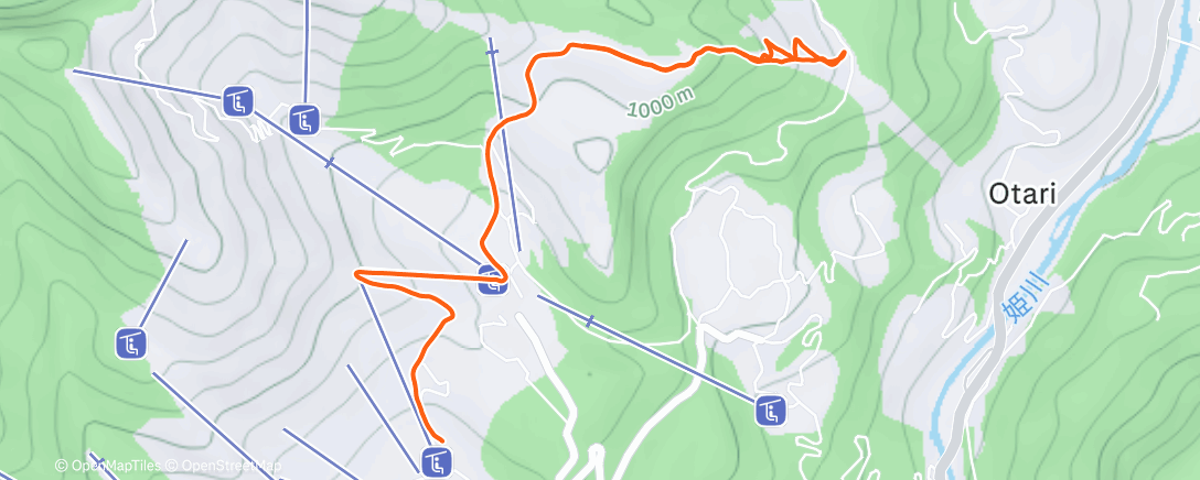 Mapa de la actividad (Lunch Backcountry Ski)