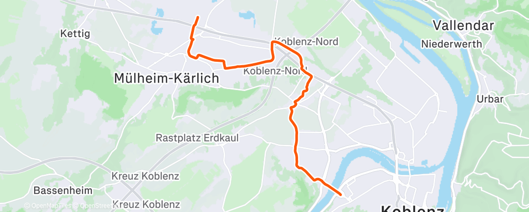 Map of the activity, B2W 127/25