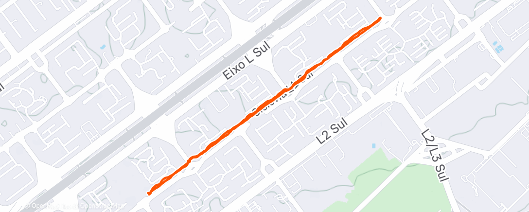 Карта физической активности (Caminhada ao entardecer)