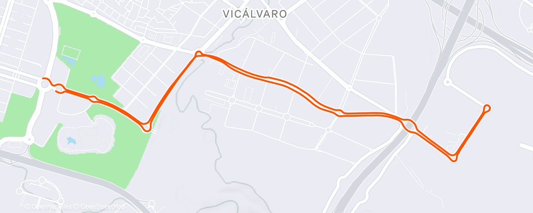 Peta aktivitas, Bicicleta por la mañana