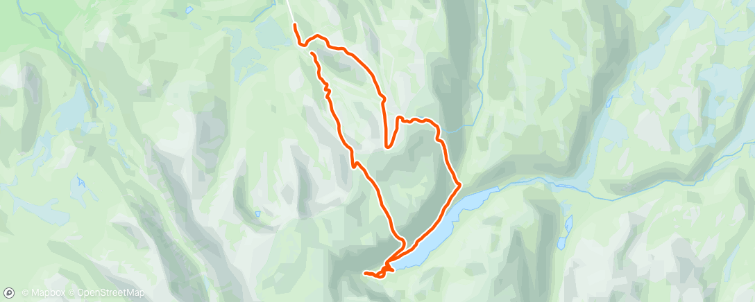 Map of the activity, cairngorms camp