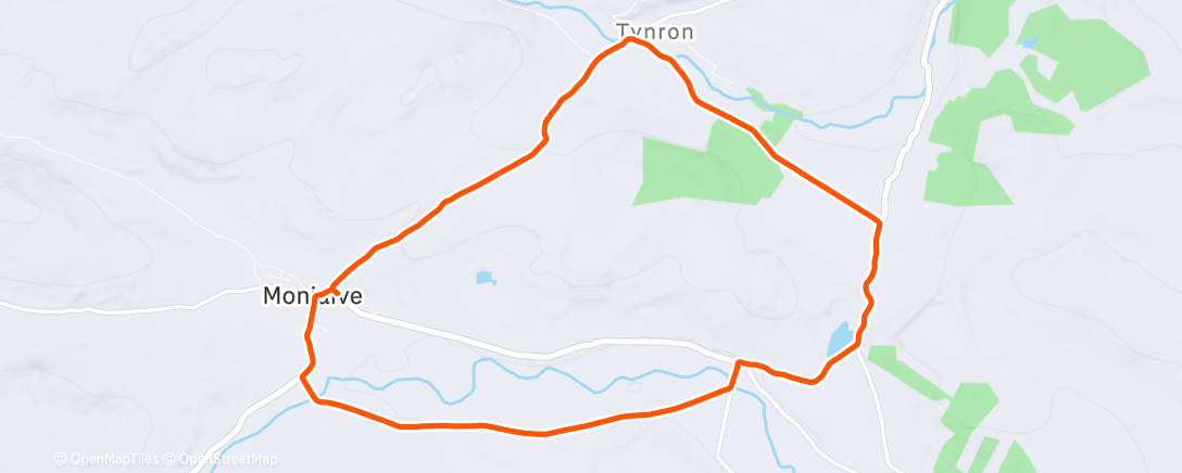 Map of the activity, Mid and Upper Nithsdale, Dumfries and Galloway