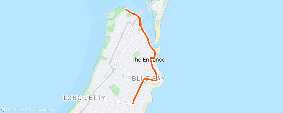 Map of the activity, Morning Run - Part 1