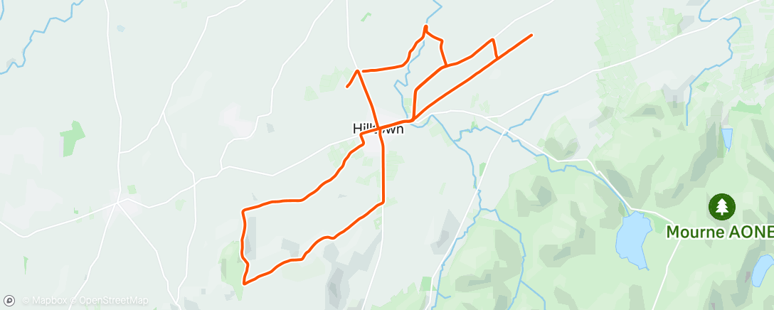 Map of the activity, Morning Ride