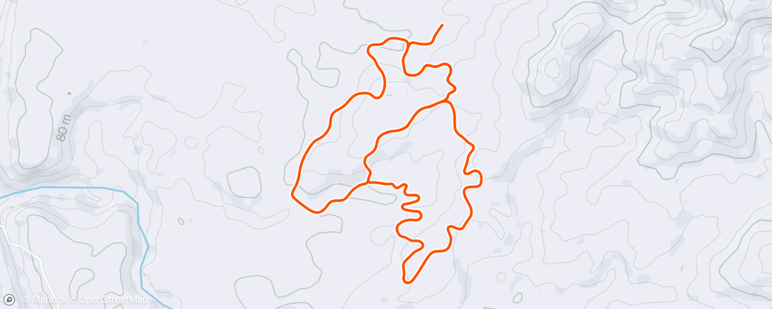 Map of the activity, Zwift - Spirit Forest in Makuri Islands