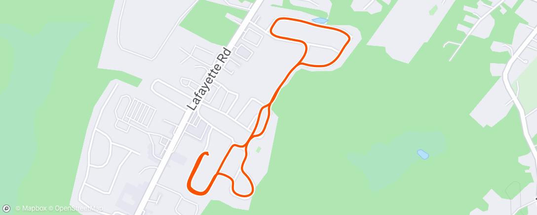 Map of the activity, Afternoon Walk