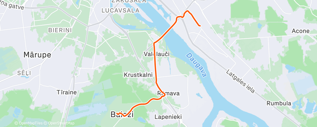 Map of the activity, No ultras