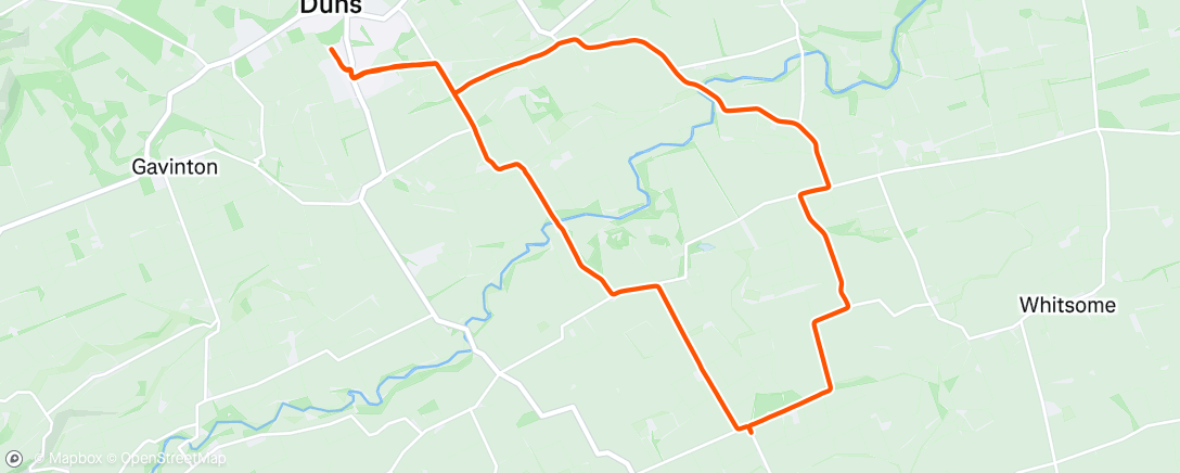 Map of the activity, Morning Ride