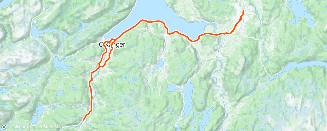Карта физической активности (Tur m SSK-venner til Svorkmo)