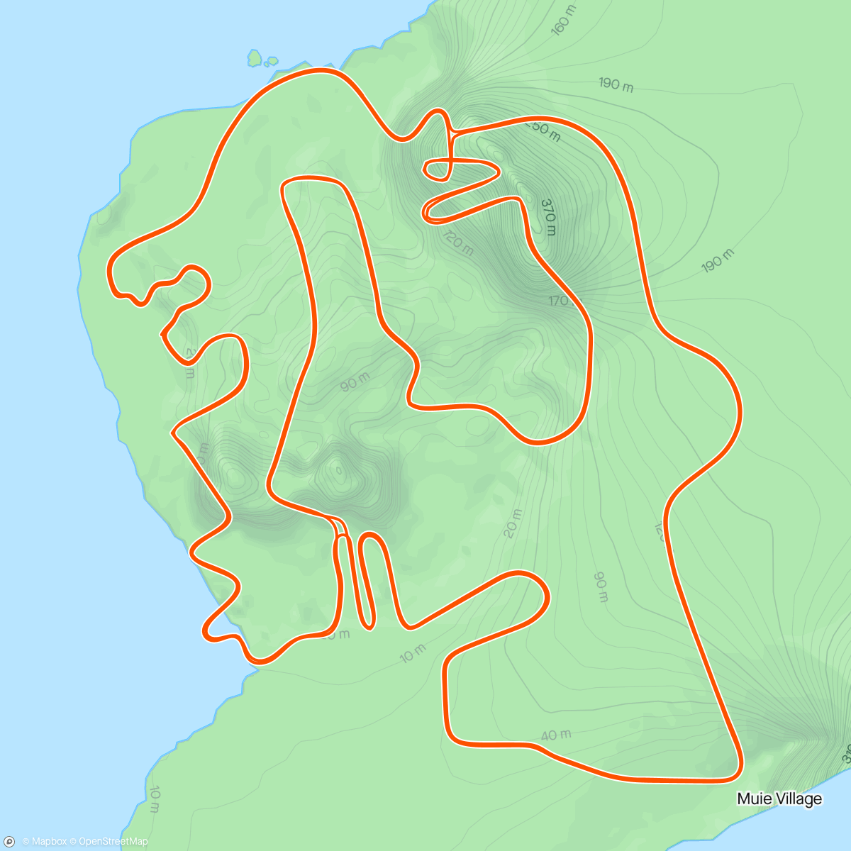 Map of the activity, Zwift - Intermittend Fatmax in Watopia