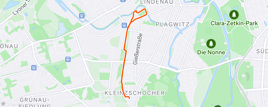 Map of the activity, quick 5