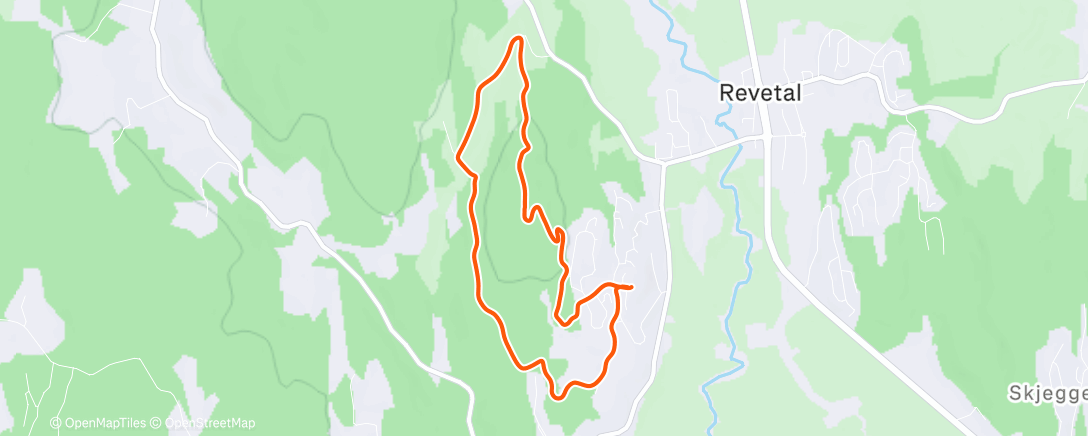 Map of the activity, En liten stitur før julegrøt. 🎄🎁