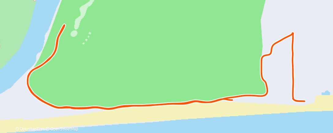 Map of the activity, Morning Walk