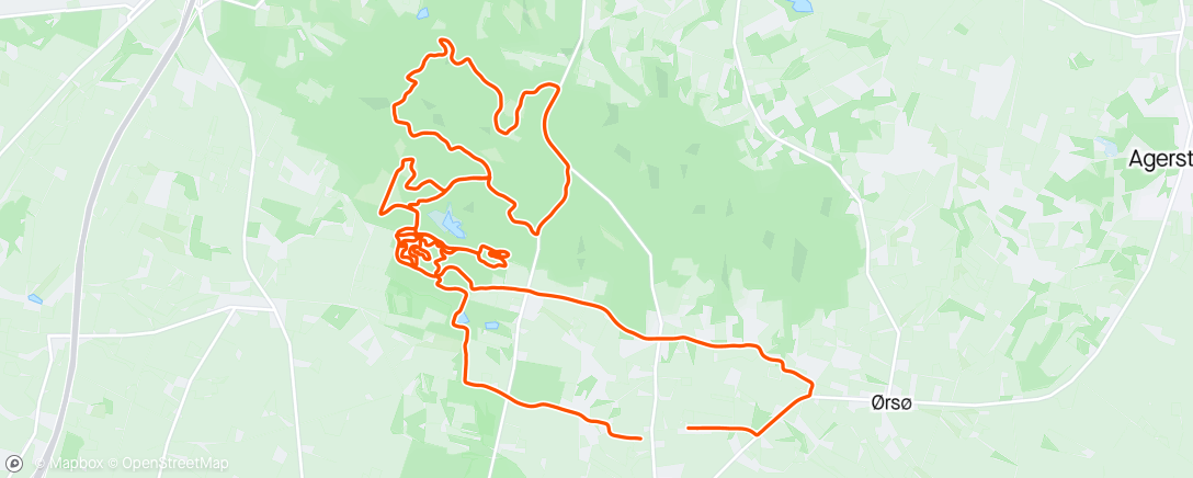 Map of the activity, Mtb with dad