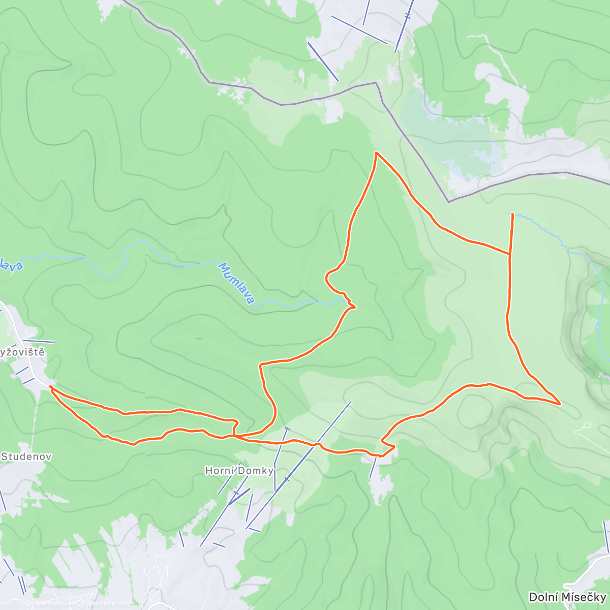 Карта физической активности (Výhrot na pramen)