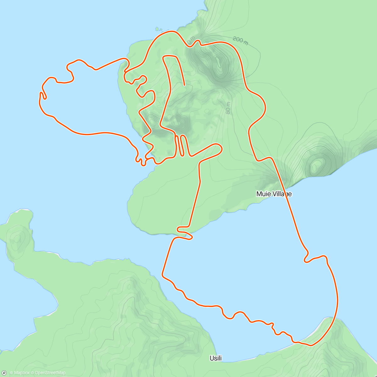 Map of the activity, Zwift - Whole Lotta Zone 2 (AA#24)