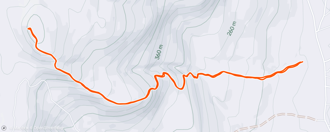 Map of the activity, Morning Walk