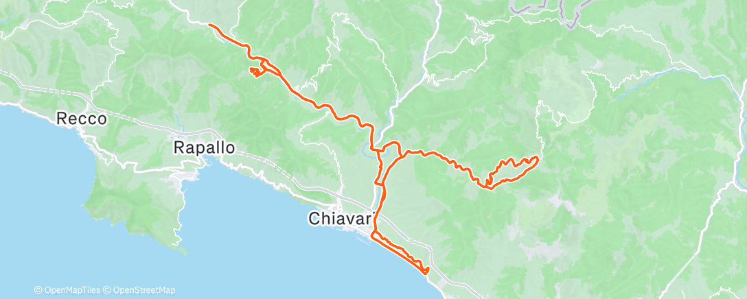 Map of the activity, 14/12/2025 Coreglia Ligure, Liguria, Italy
