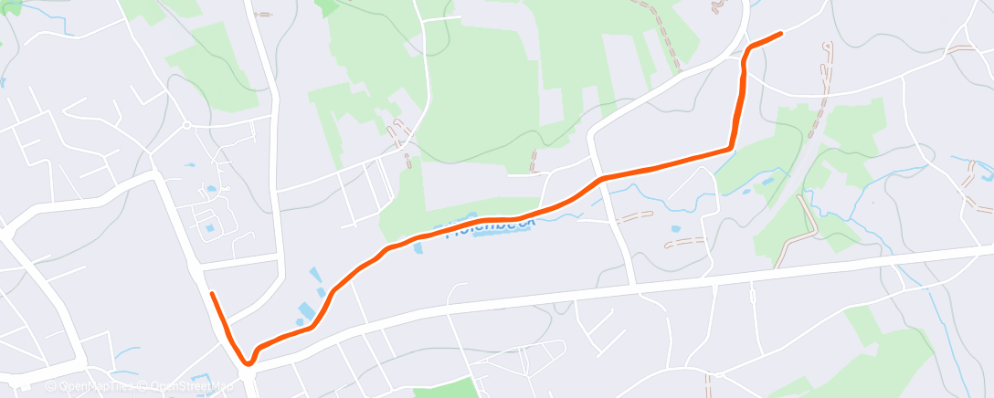 Map of the activity, Kerstavondloop 🎄