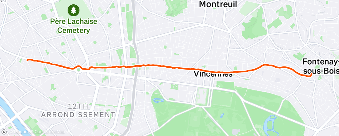 Map of the activity, 🚶🏼‍♂️🚶🏻‍♀️Randonnée dans l'après-midi