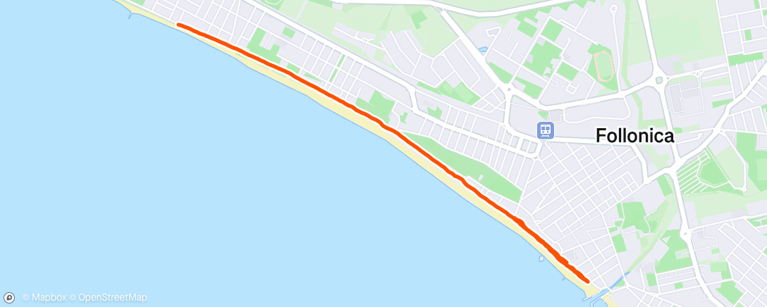 Map of the activity, Camminata mattutina
