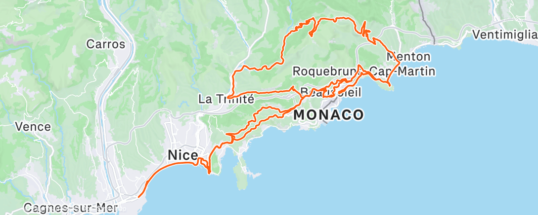 Karte der Aktivität „Morning Ride”