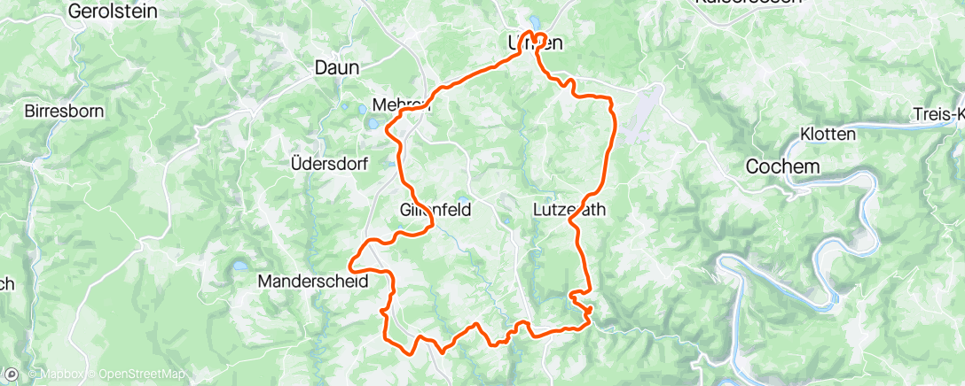 Map of the activity, Eifel rit 2 🇩🇪