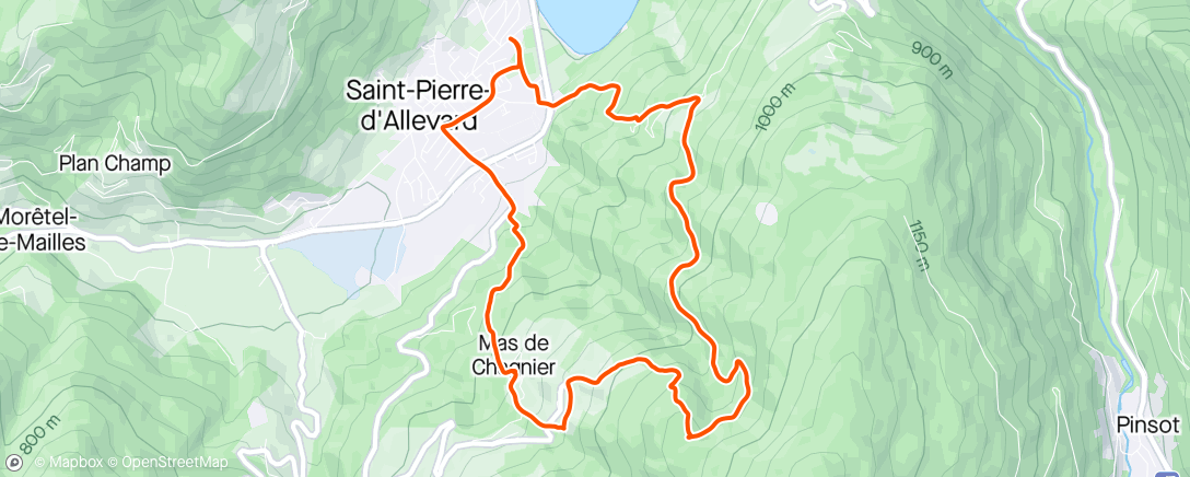 Map of the activity, BR du Credi