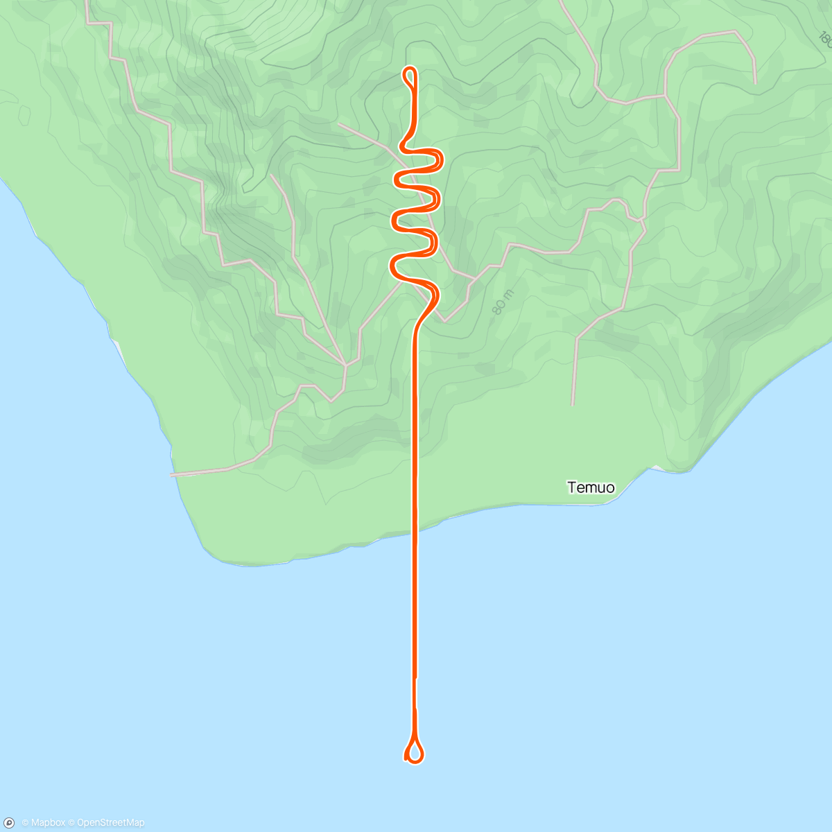 Mapa da atividade, Zwift - Oh Hill No in Watopia