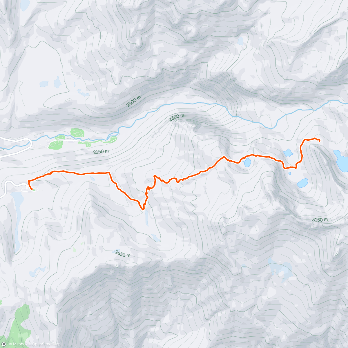 Map of the activity, Sequoia Carnage