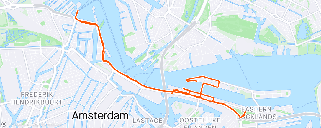 Map of the activity, We run Amsterdam