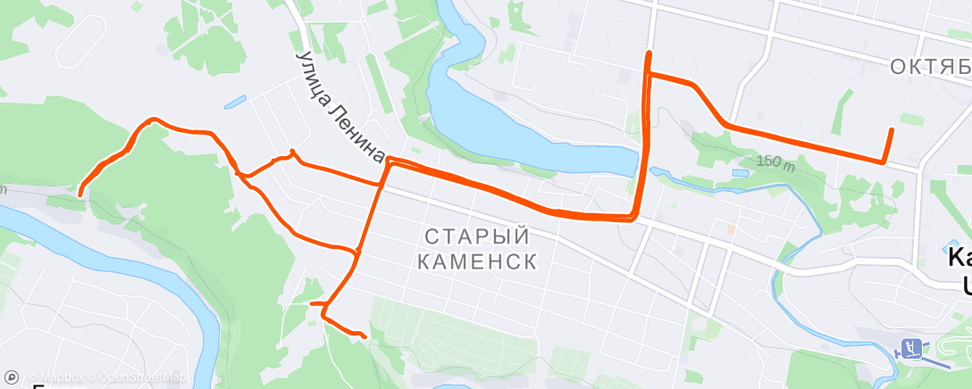 Map of the activity, Разметка пешей десятки