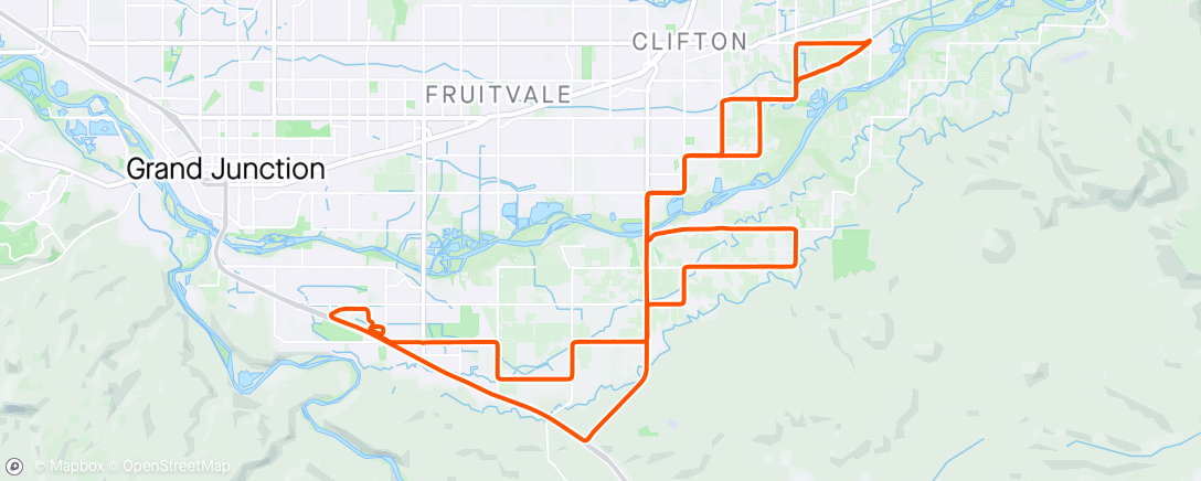 Karte der Aktivität „Ride Around Town”