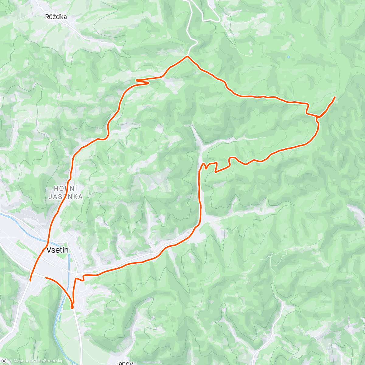 Map of the activity, Cáb