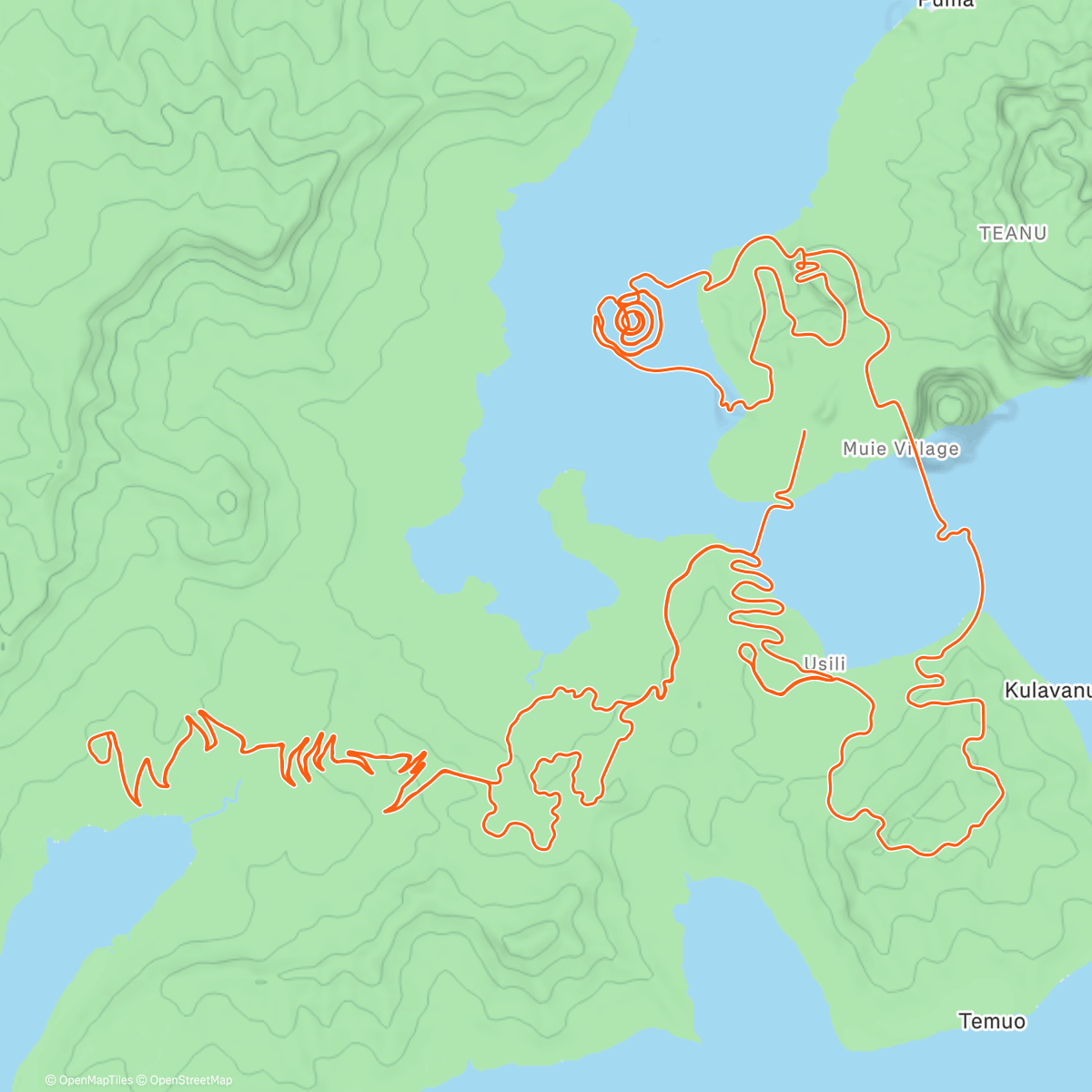 Map of the activity, Zwift - New Workout on Four Horsemen in Watopia