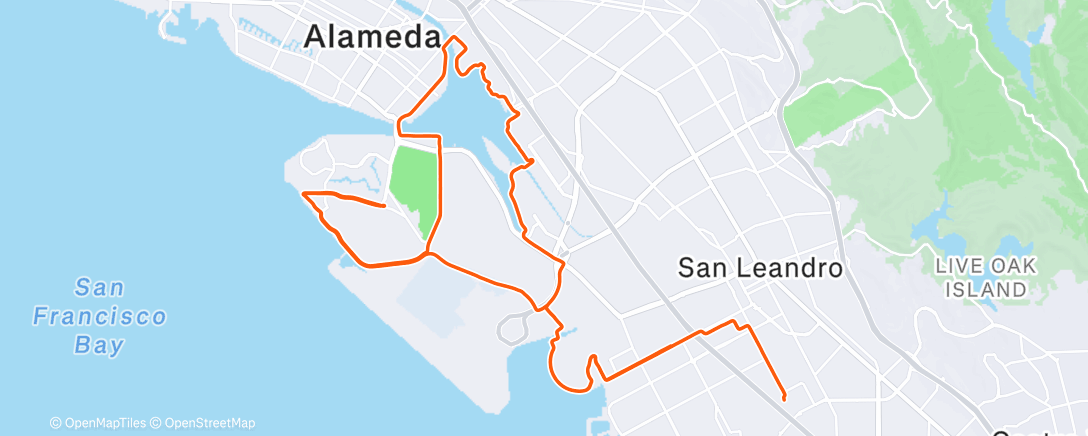 Map of the activity, Morning Ride