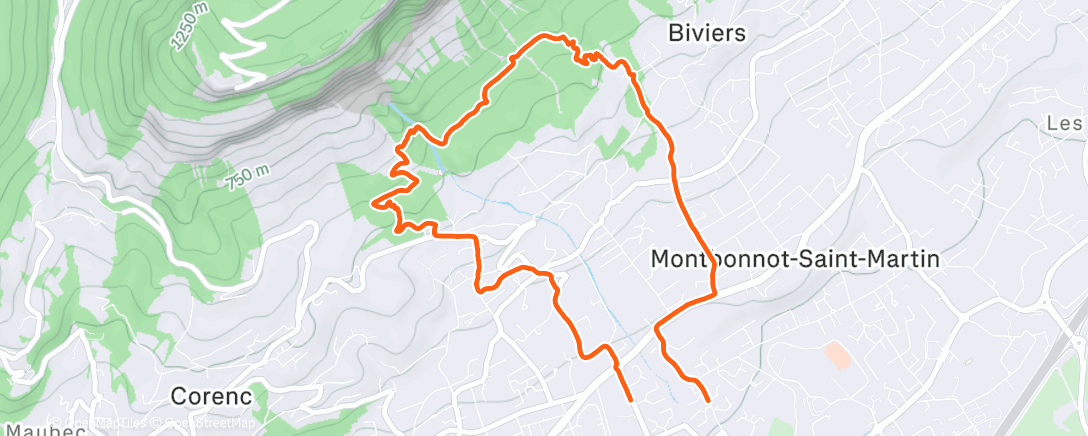 Map of the activity, Dé(com)pression