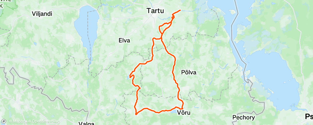 Map of the activity, Morning Ride
