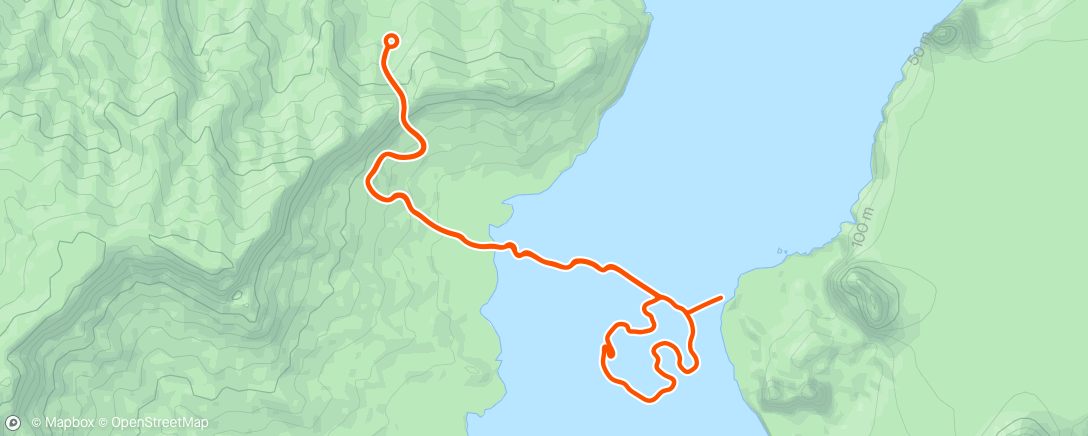 活动地图，Zwift - Climb Portal: Cheddar Gorge at 100% Elevation in Watopia