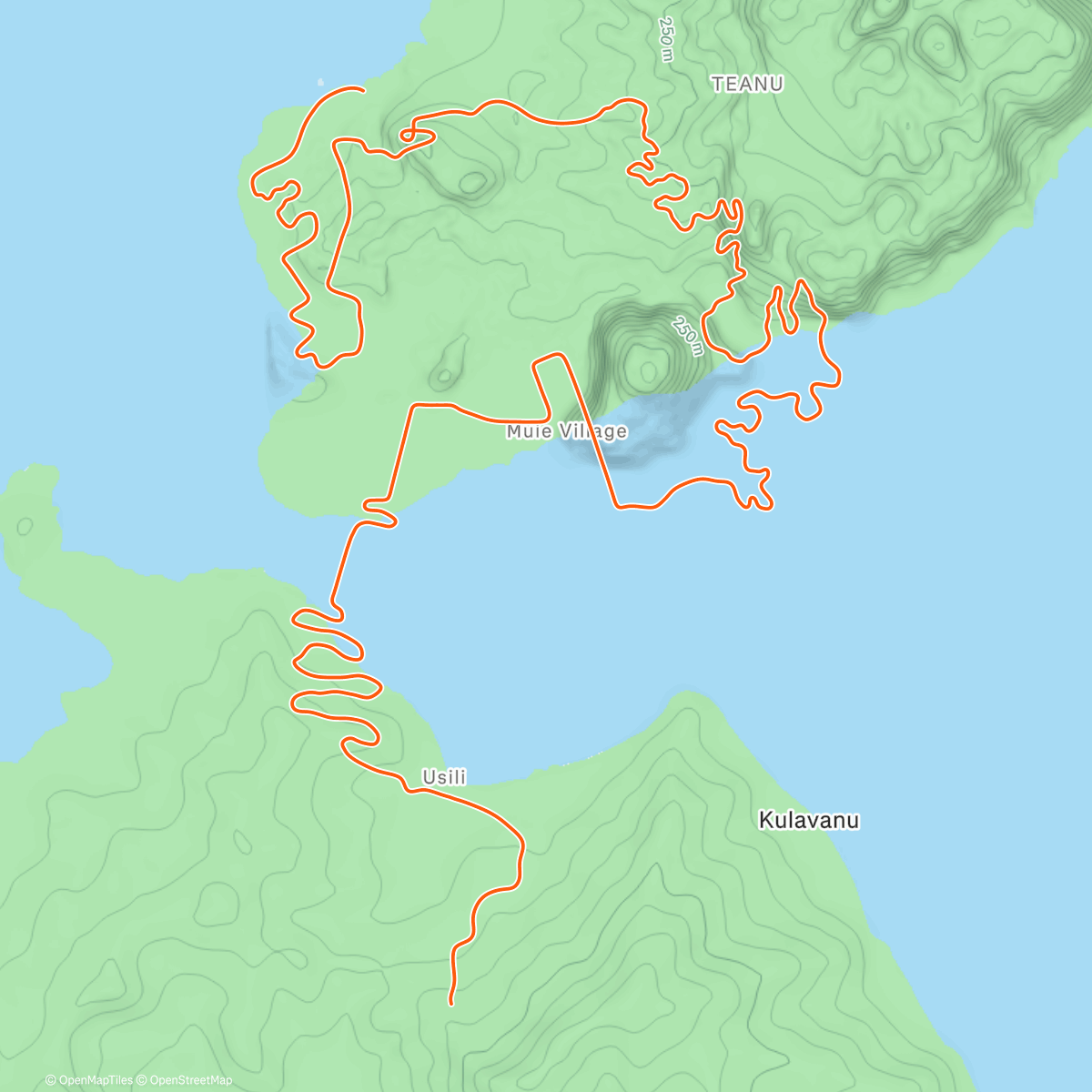 Map of the activity, Sunday Spinny!