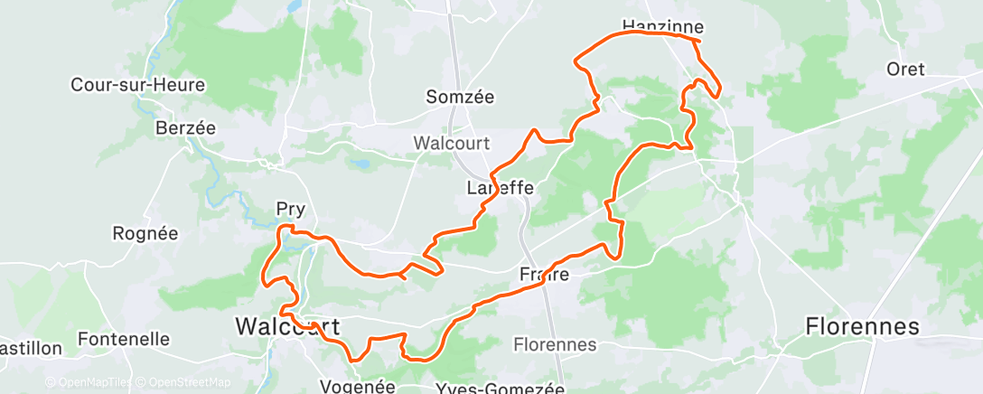 Mapa de la actividad (MTB prime conditions 🤩❄️)