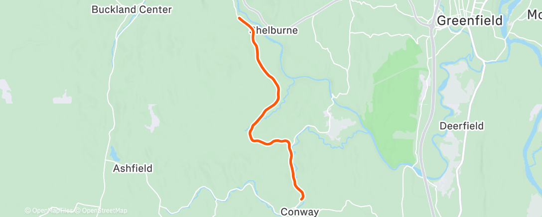 Map of the activity, Still slushy in places