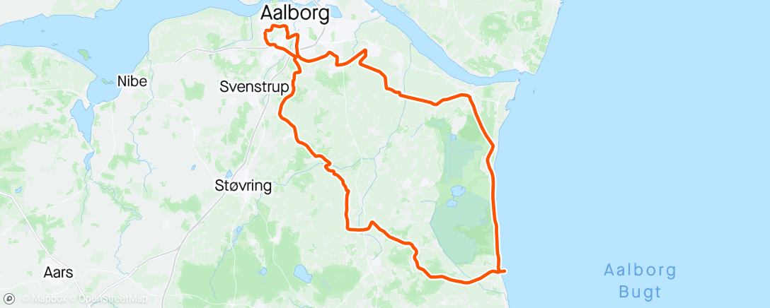 Map of the activity, Aalborg Senior Sport