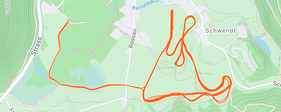 Map of the activity, Lunch Ride