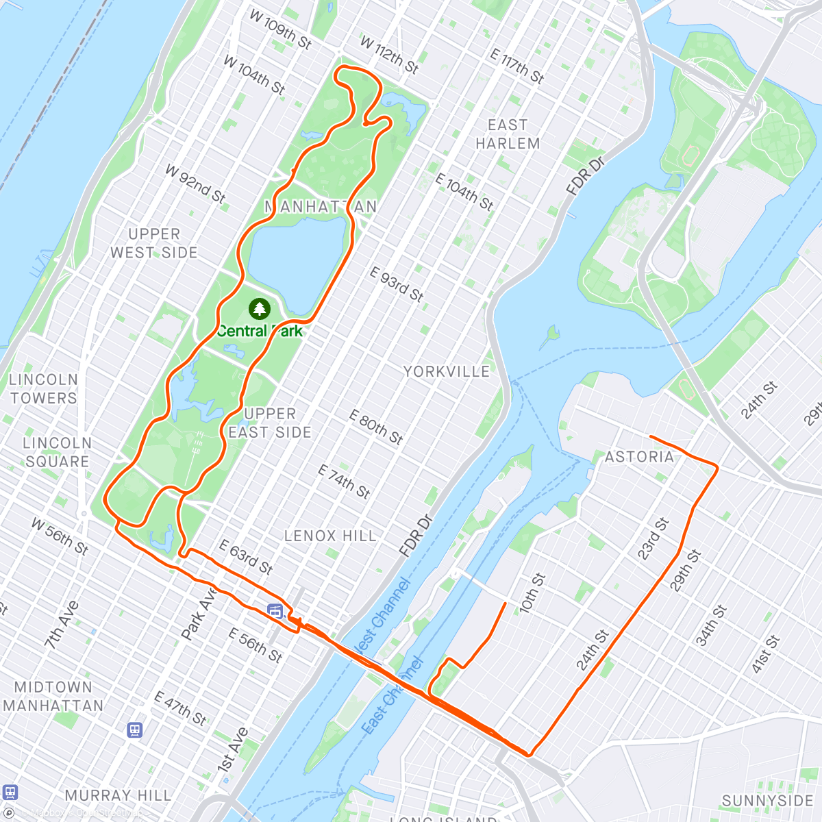 Map of the activity, First ride of Spring