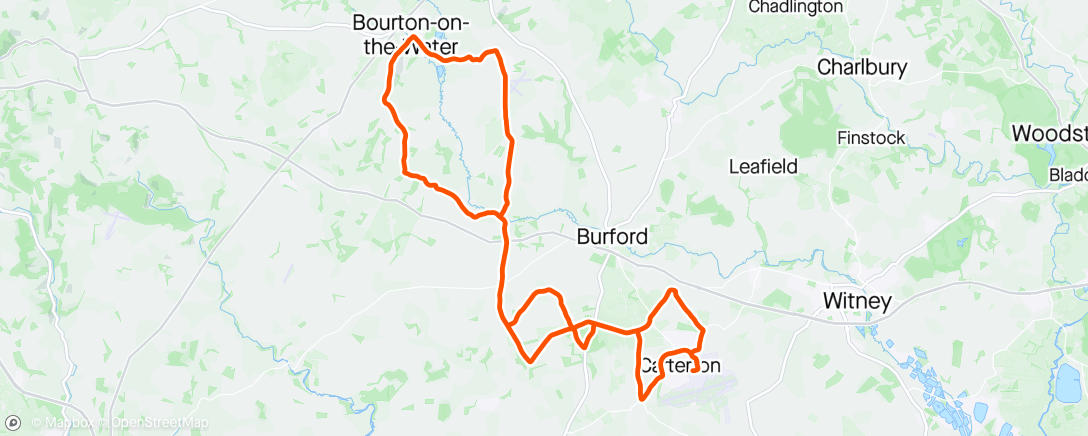 Map of the activity, Interesting ride.