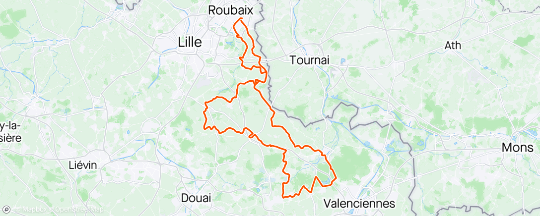 Map of the activity, Paris Roubaix 2024 - l’enfer du nord est pavé de bonnes intentions et la satisfaction à l’arrivée a déjà un goût de paradis !